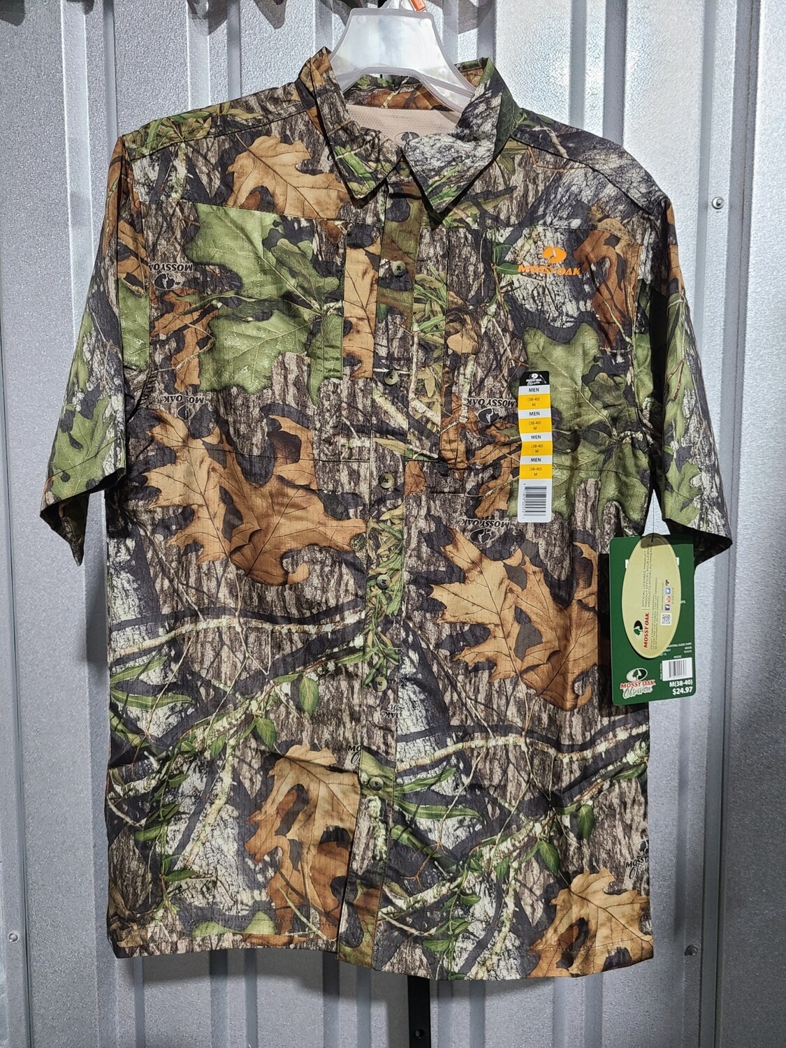 Mossy Oak Camo SS River Shirt