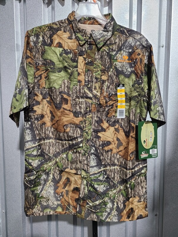 Mossy Oak Camo SS River Shirt