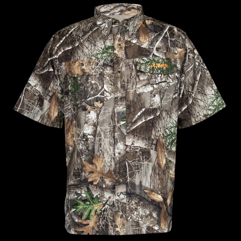 Mens Realtree Edge Short Sleeve River Shirt