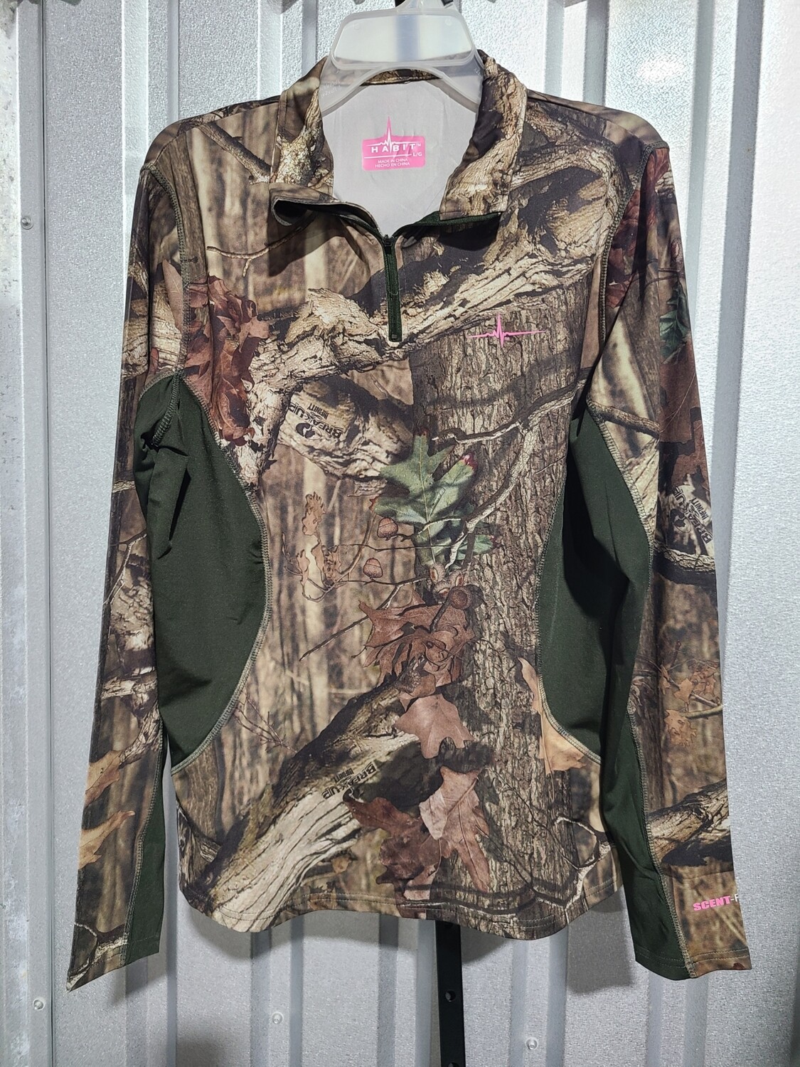 Womens Long Sleeve Quarter Zip