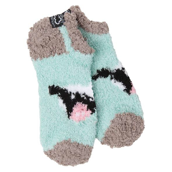 Savanna Moo Low Cut Fuzzy Socks Size 6-11