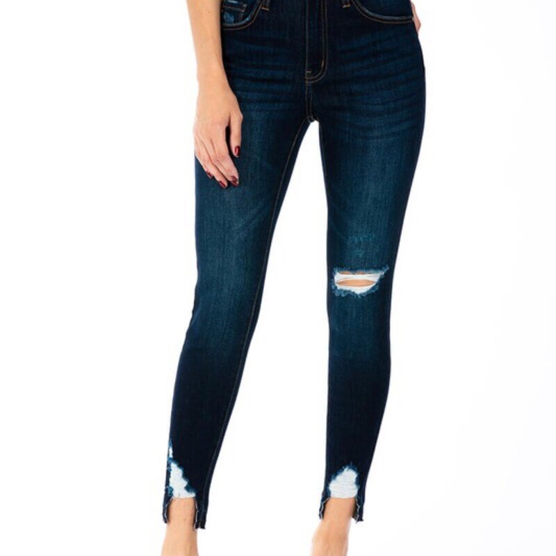 Gemma High Rise Ankle Skinny Jeans