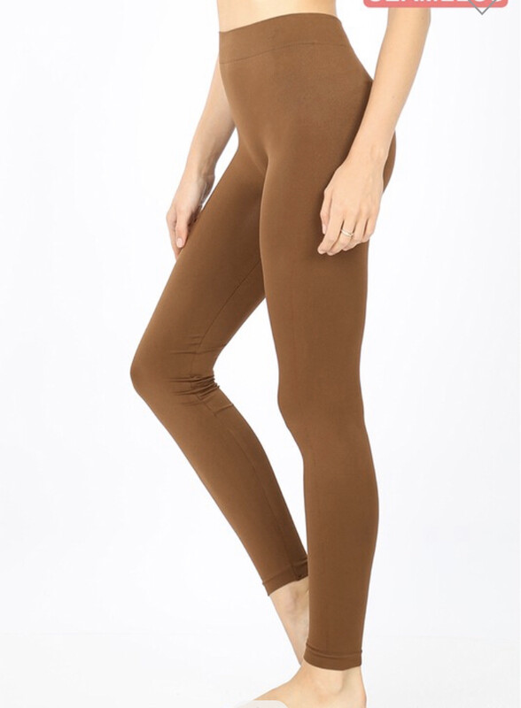 Light Brown Full Length Leggings