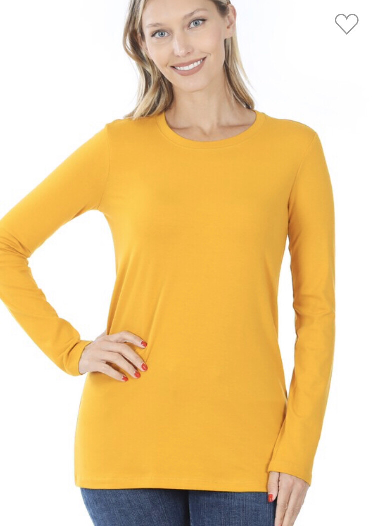 Mustard Long Sleeve Top