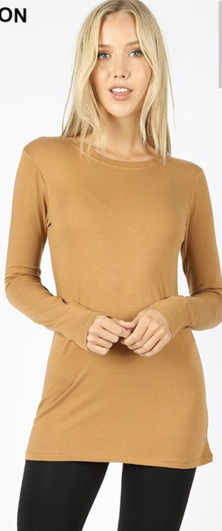Coffee Long Sleeve Top