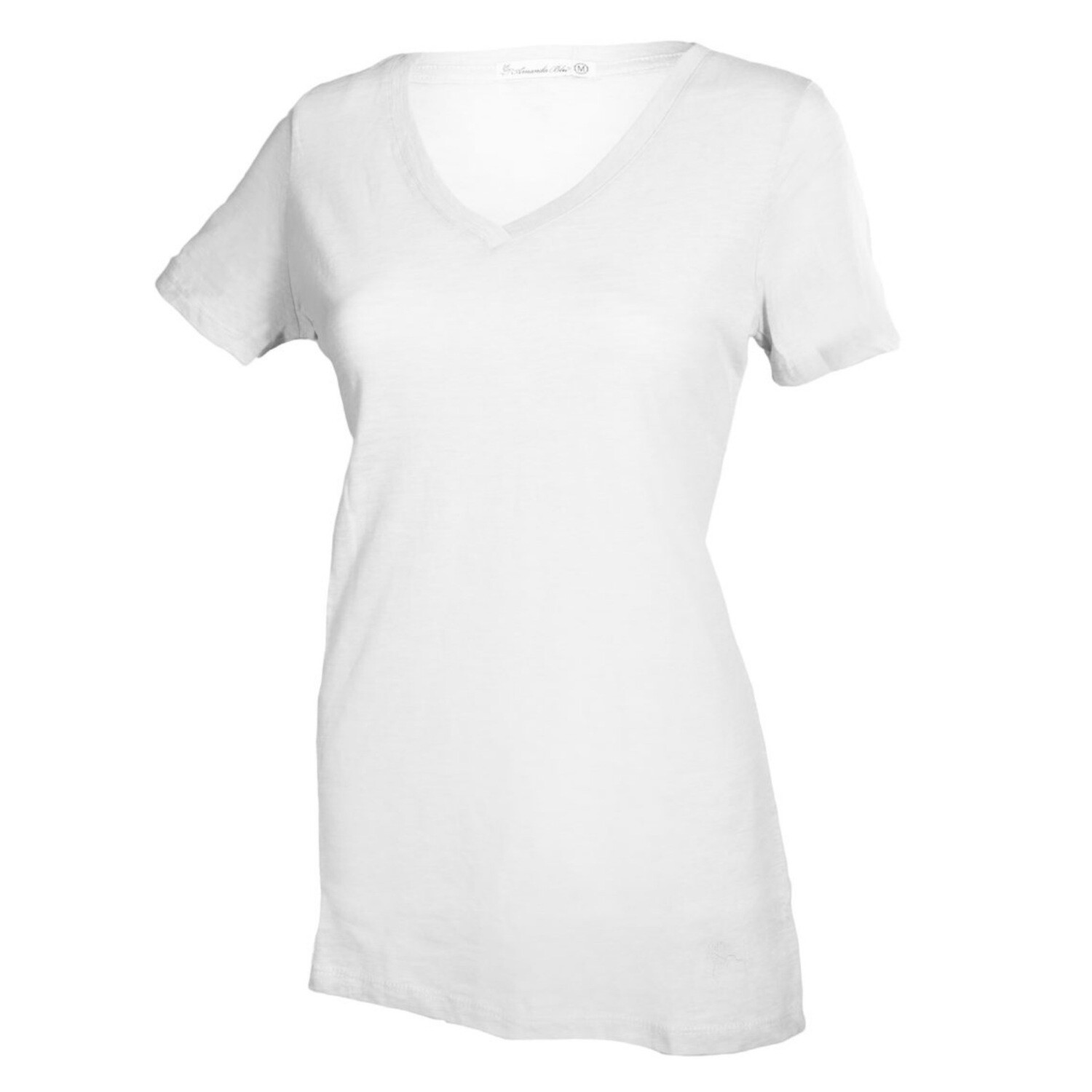 V-Neck T-Shirt White