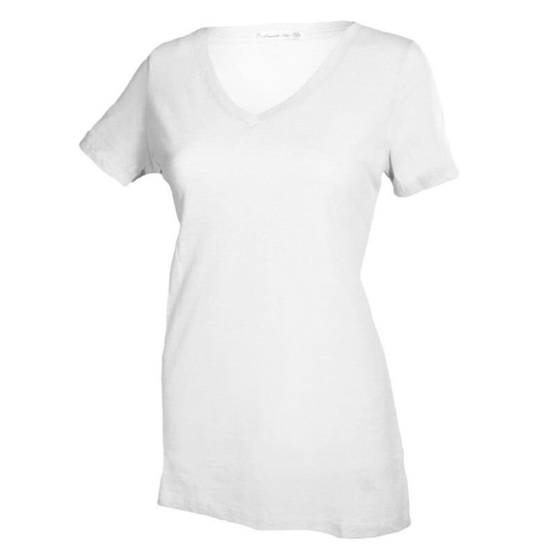 V-Neck T-Shirt White