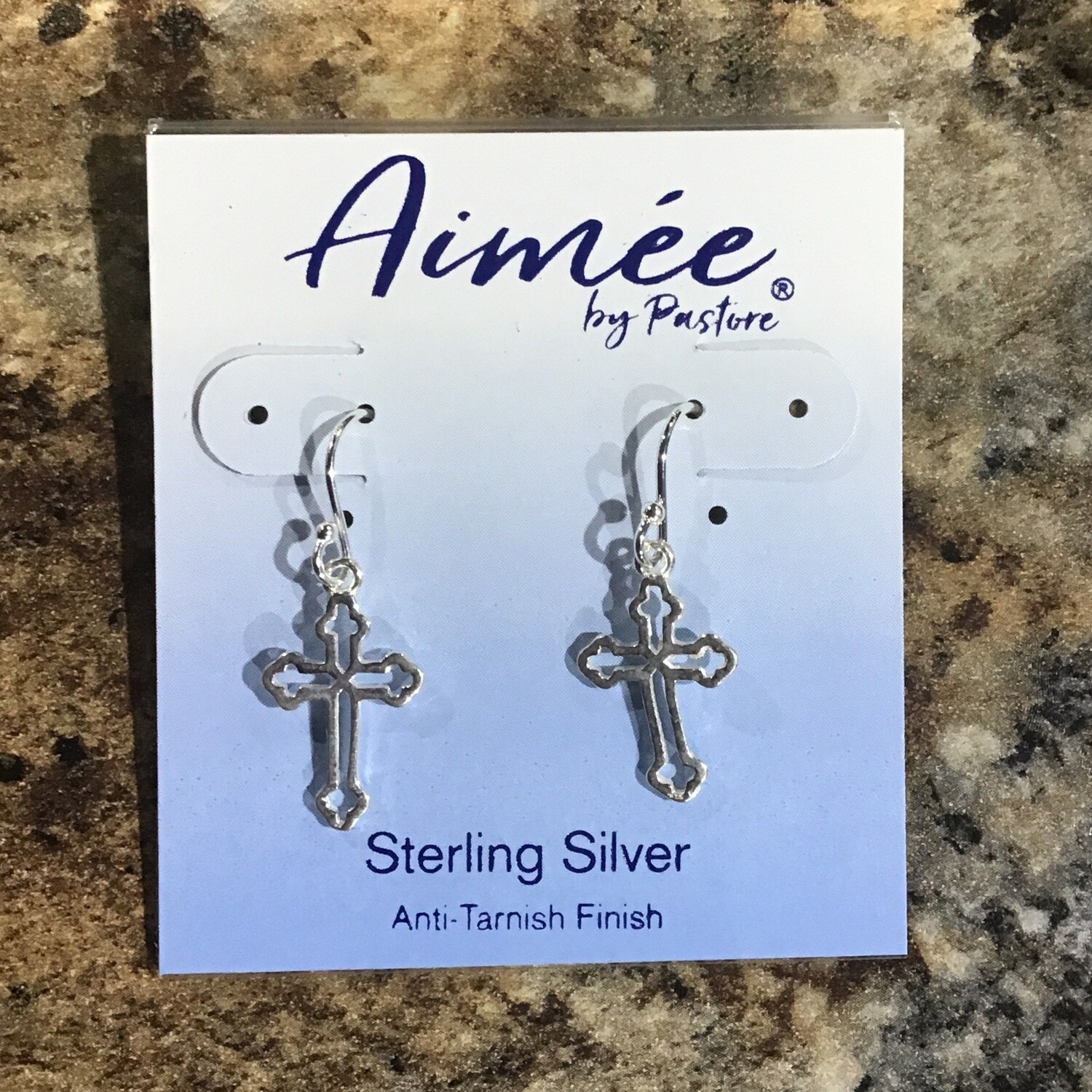 Sterling Silver Cross Drop