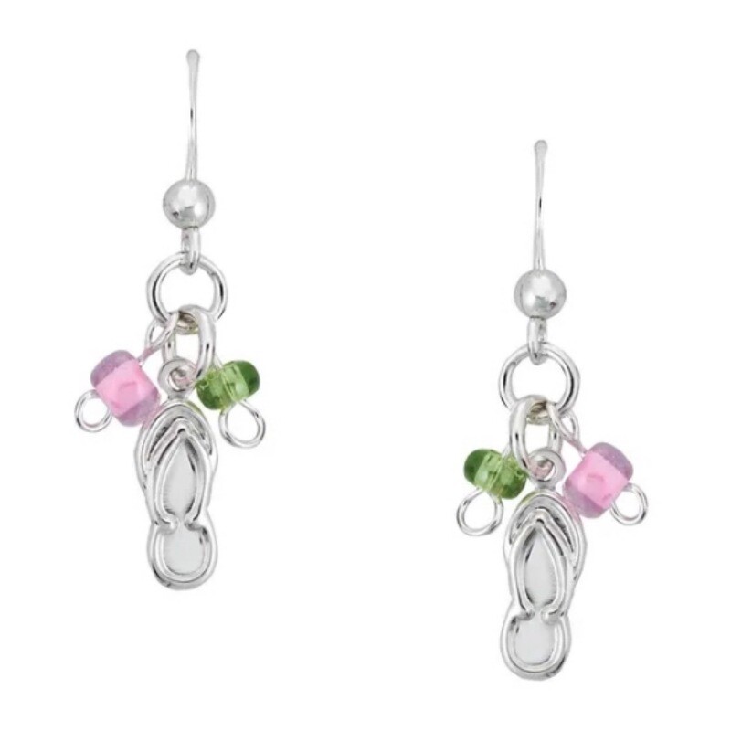 Sterling Silver Flip Flop Cluster