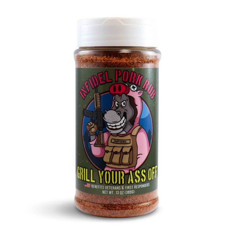 Infidel Pork Rub 13oz