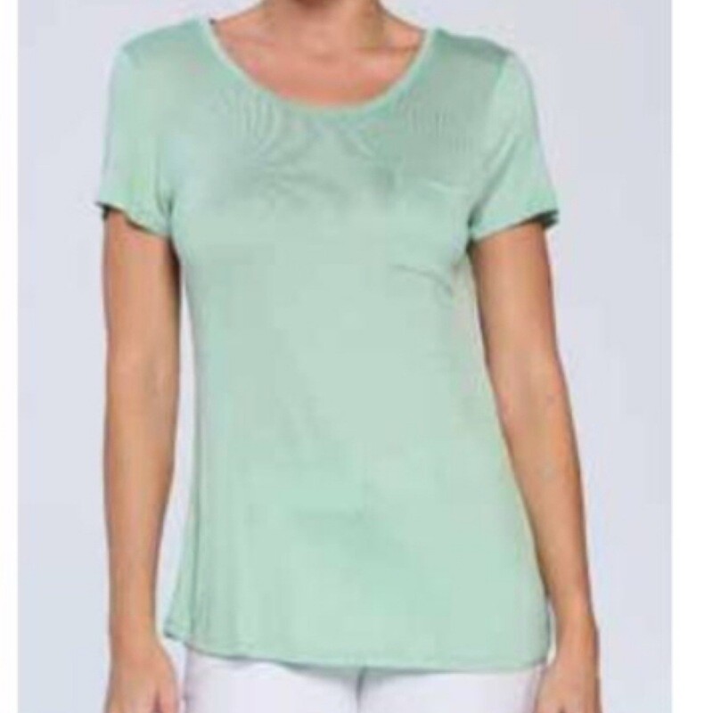 Light Green Kimmi Essential Pocket Tee