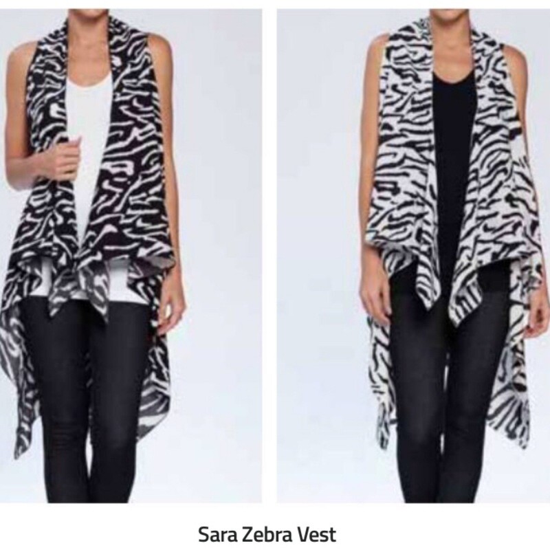 Sara Zebra Vest