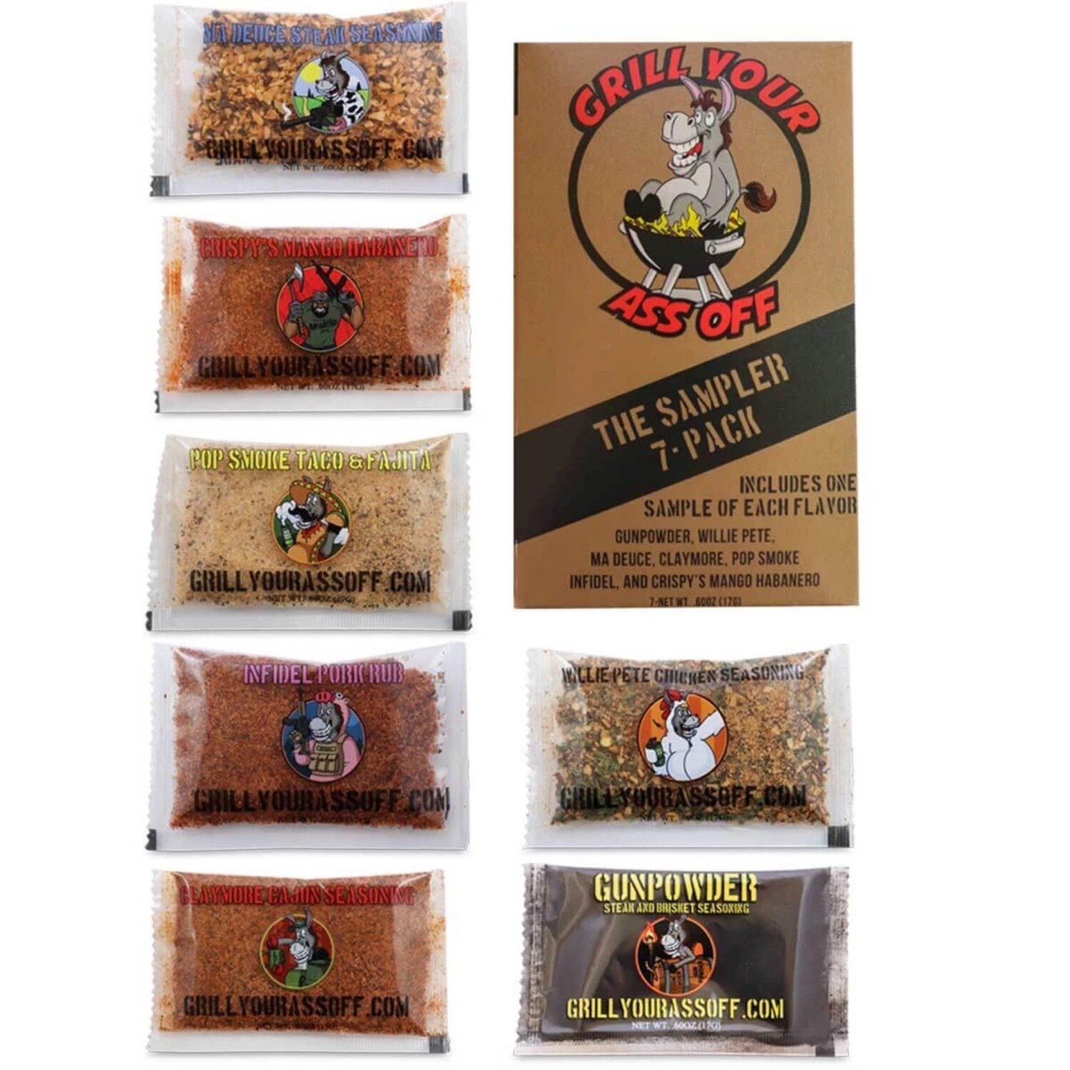 The Sample Pack 7-packs