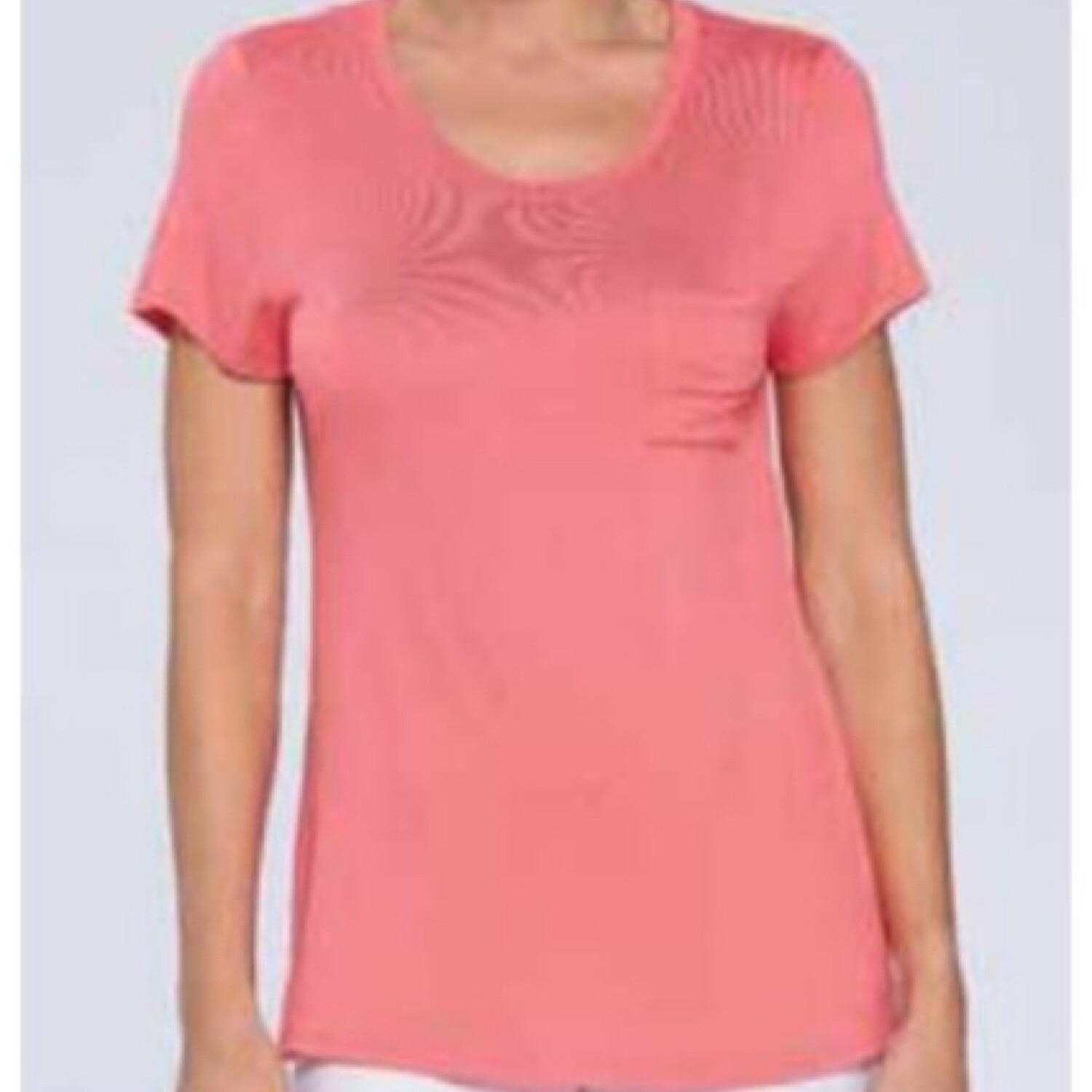 Coral Kimmi Essential Pocket Tee