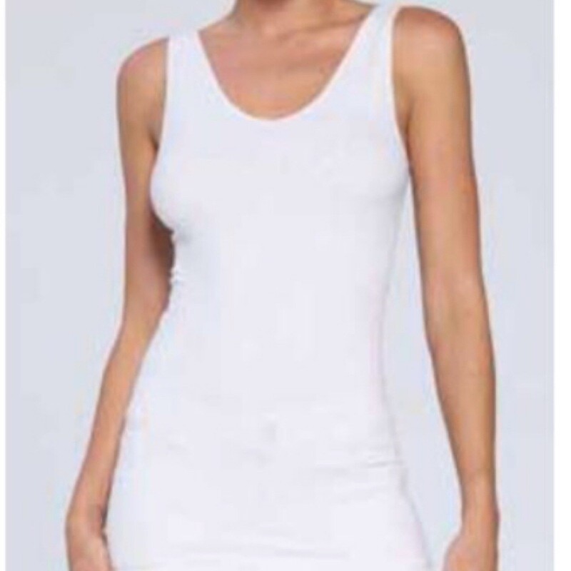 White Peggy Reversible Tank Top