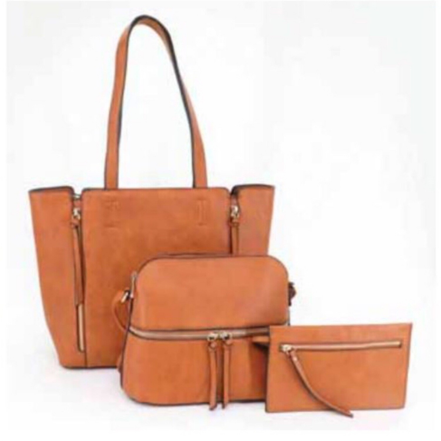 Cognac Copper Tote