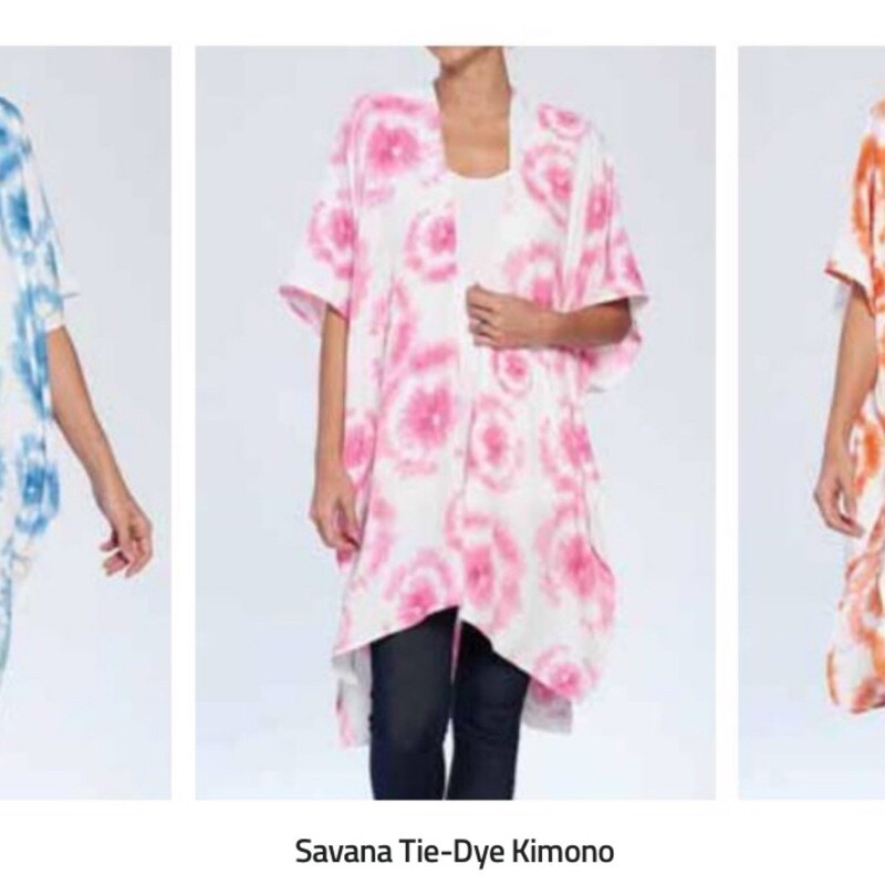 Savana Tie-Dye Kimono One Size