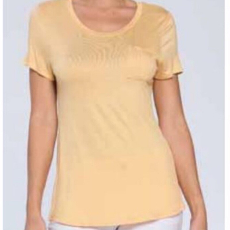 Yellow Kimmi Essential Pocket Tee