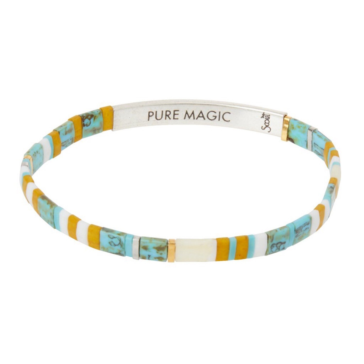 Good Karma Bracelet. Pure Magic Turquoise/Silver