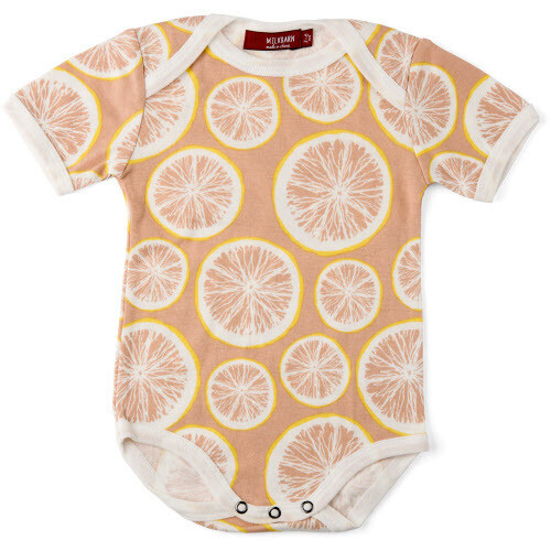 Short Sleeves One Piece Grapefruit