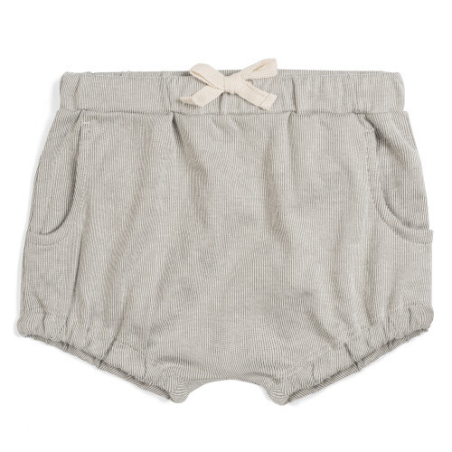 Pocket Bloomer Grey Pinstripe