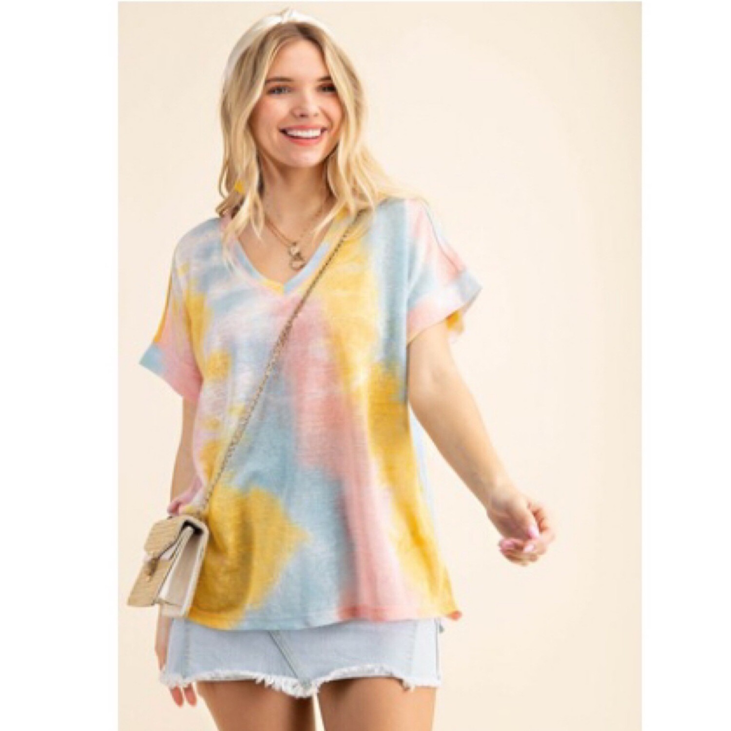 Yellow Mix Soft Tye Dye