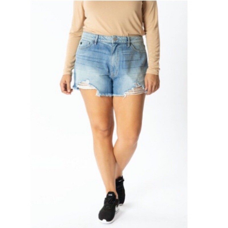 Hazel High Rise Mom Shorts
