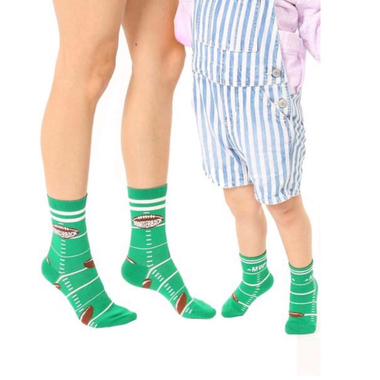 Quarterback Mini & Me Socks