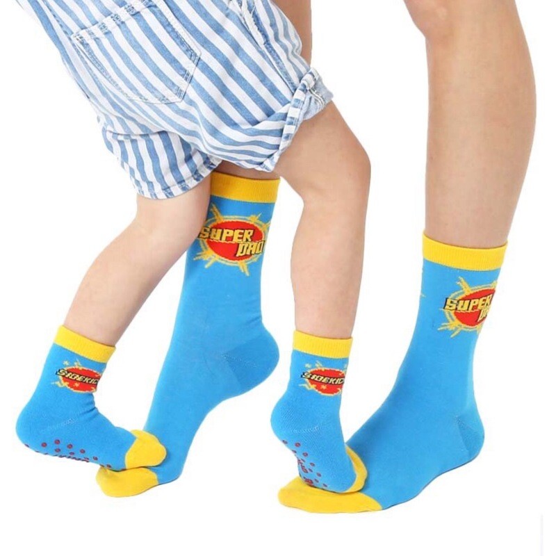 Super Dad Mini & Me Socks