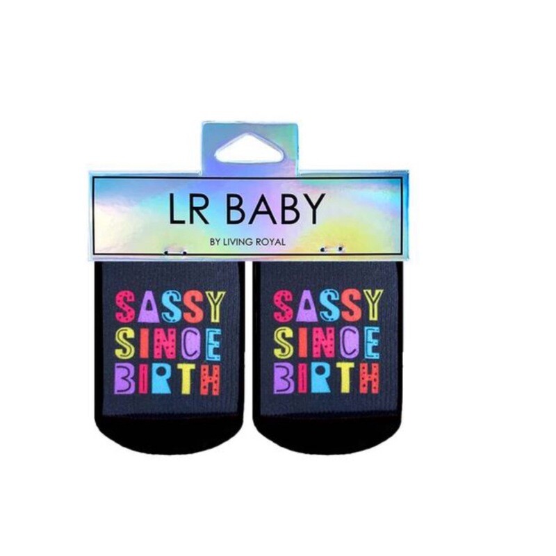 Sassy Since Birth Baby Socks
