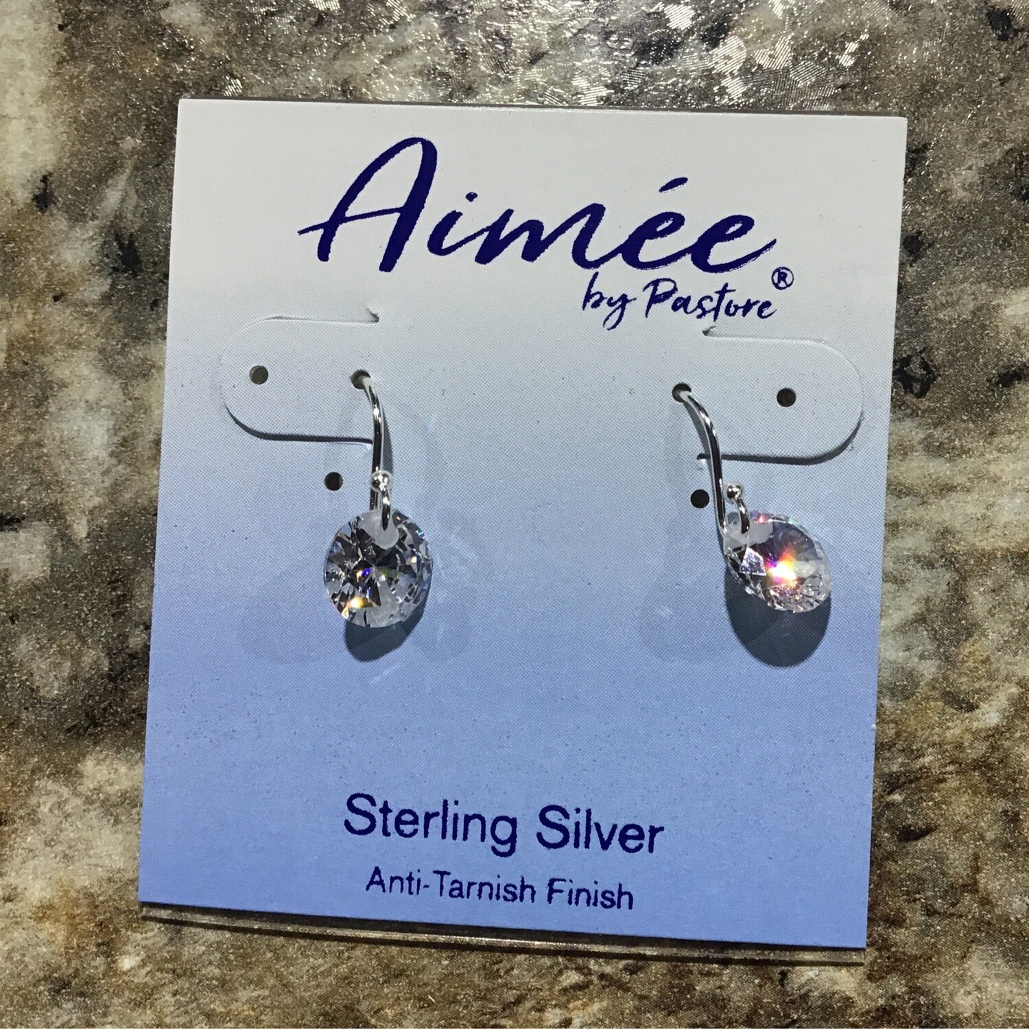 8mm Crystal Round Drop