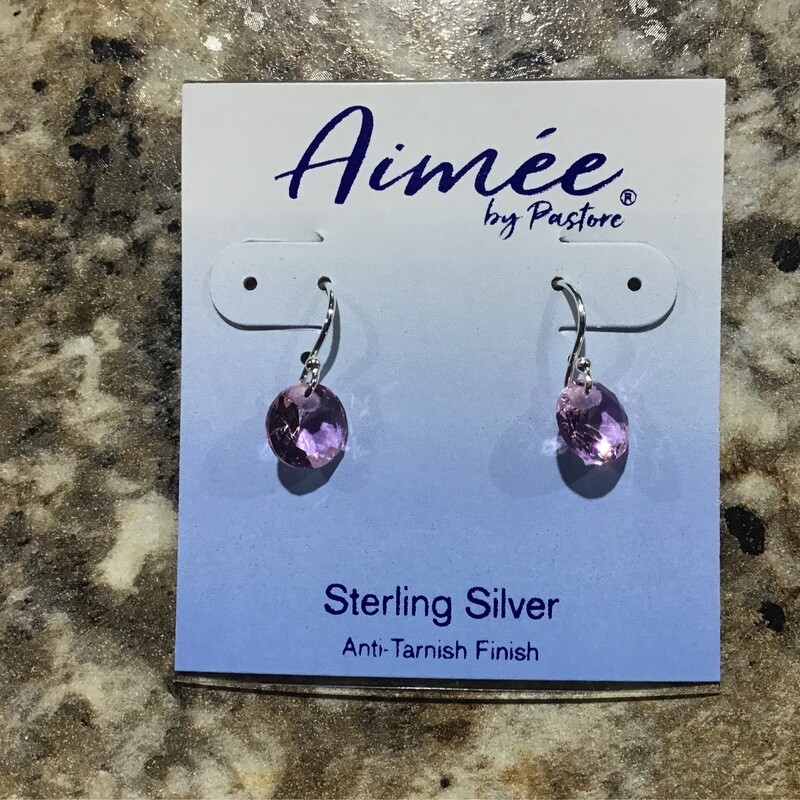 8mm Pink Round Drop