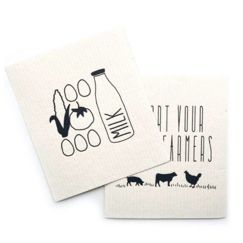 Local Farmer Blu Cloth Set 2