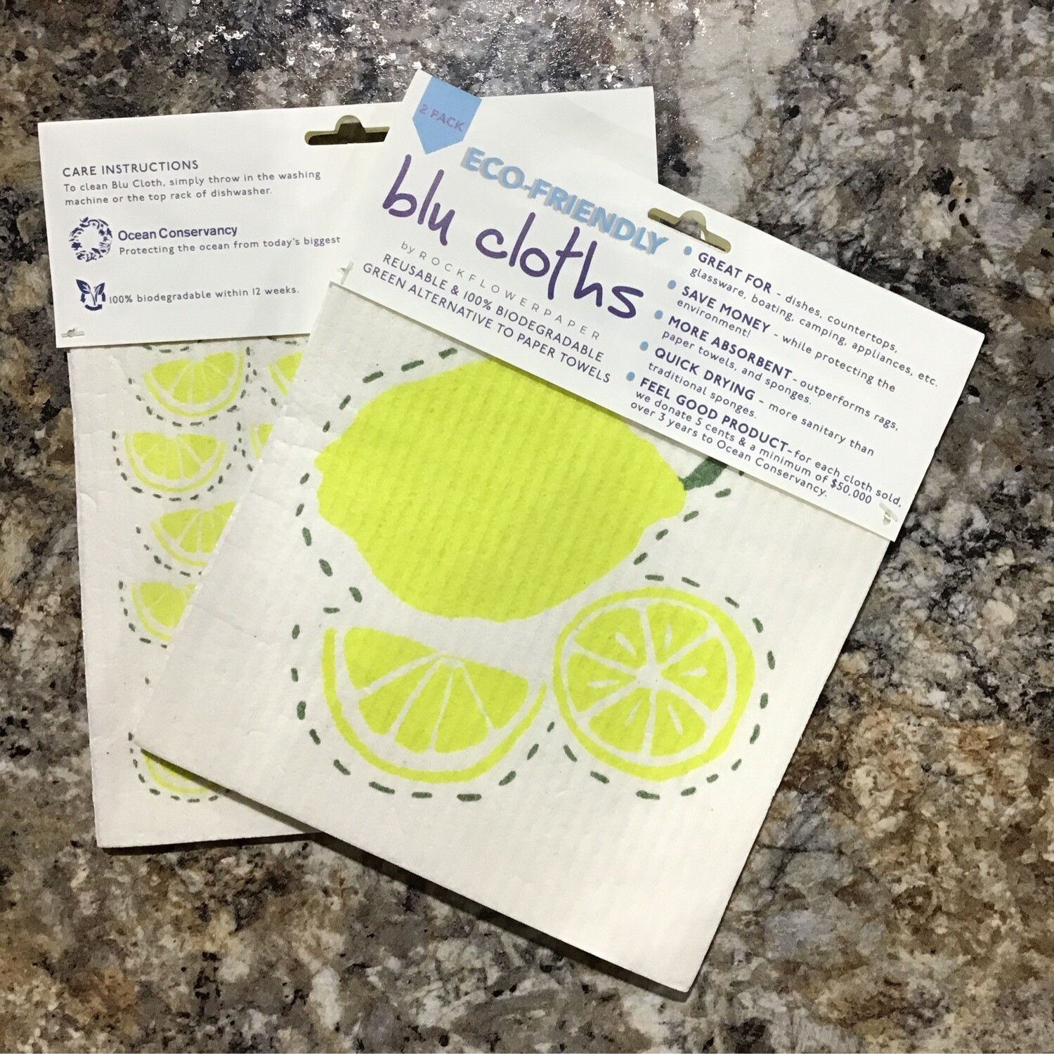 Limone Blu Cloth Set 2