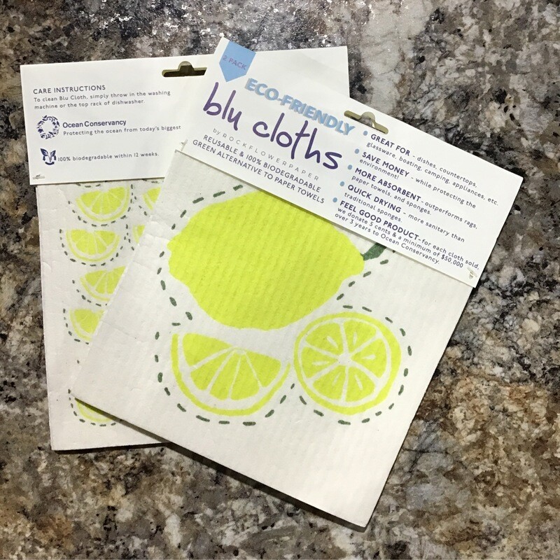 Limone Blu Cloth Set 2