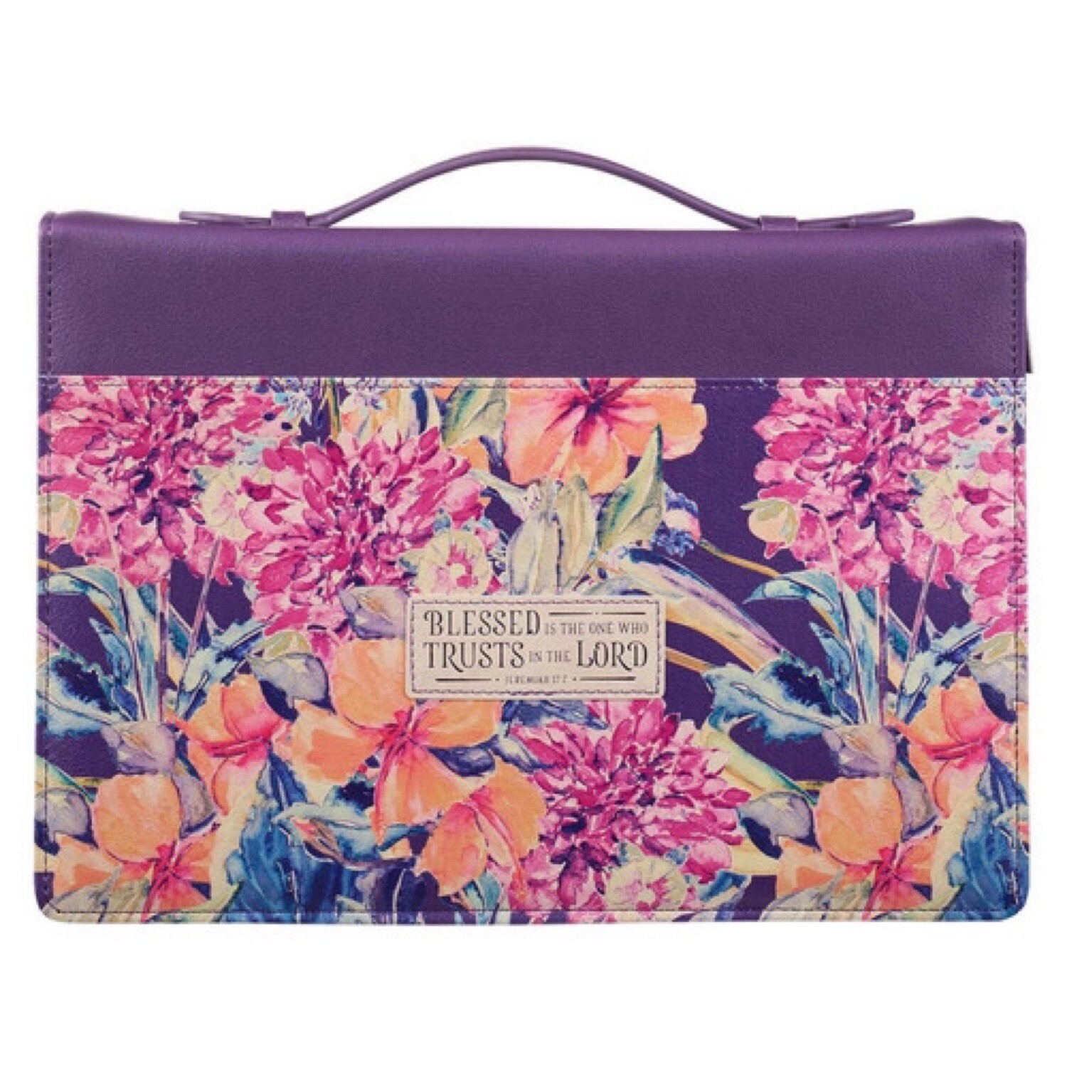 Bible Cover Purple. Blessed is the One