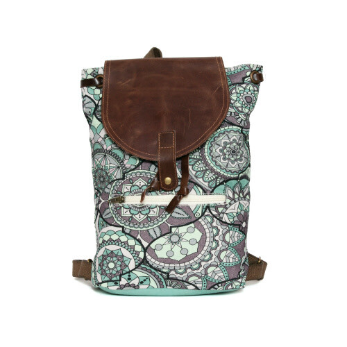 Mandala Green Backpack