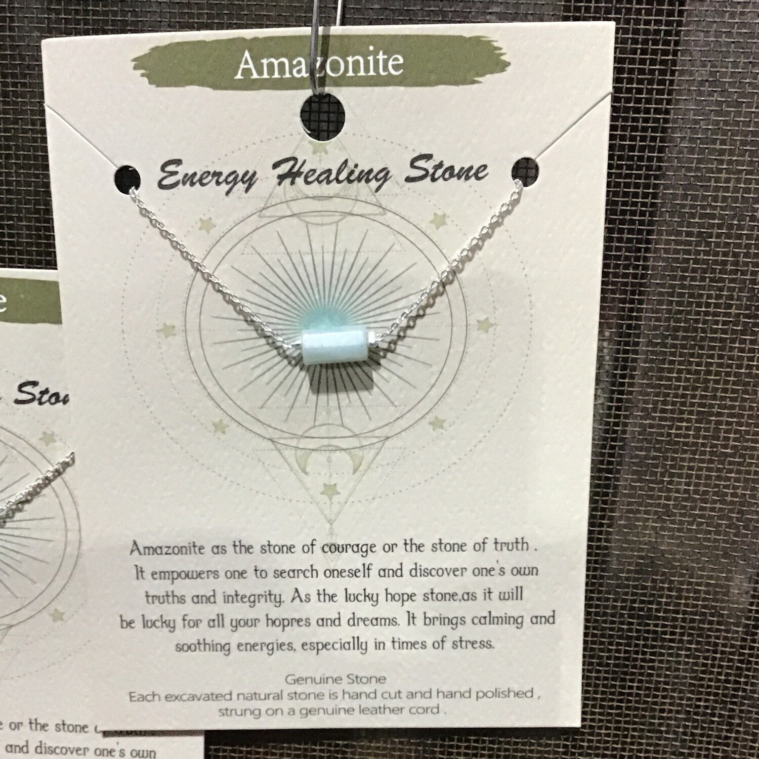 Amazonite Silver Necklace