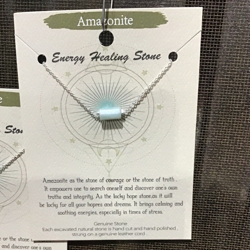 Amazonite Silver Necklace