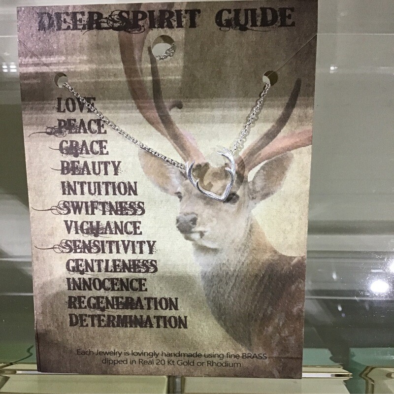Deer Antlers Sliver Necklace