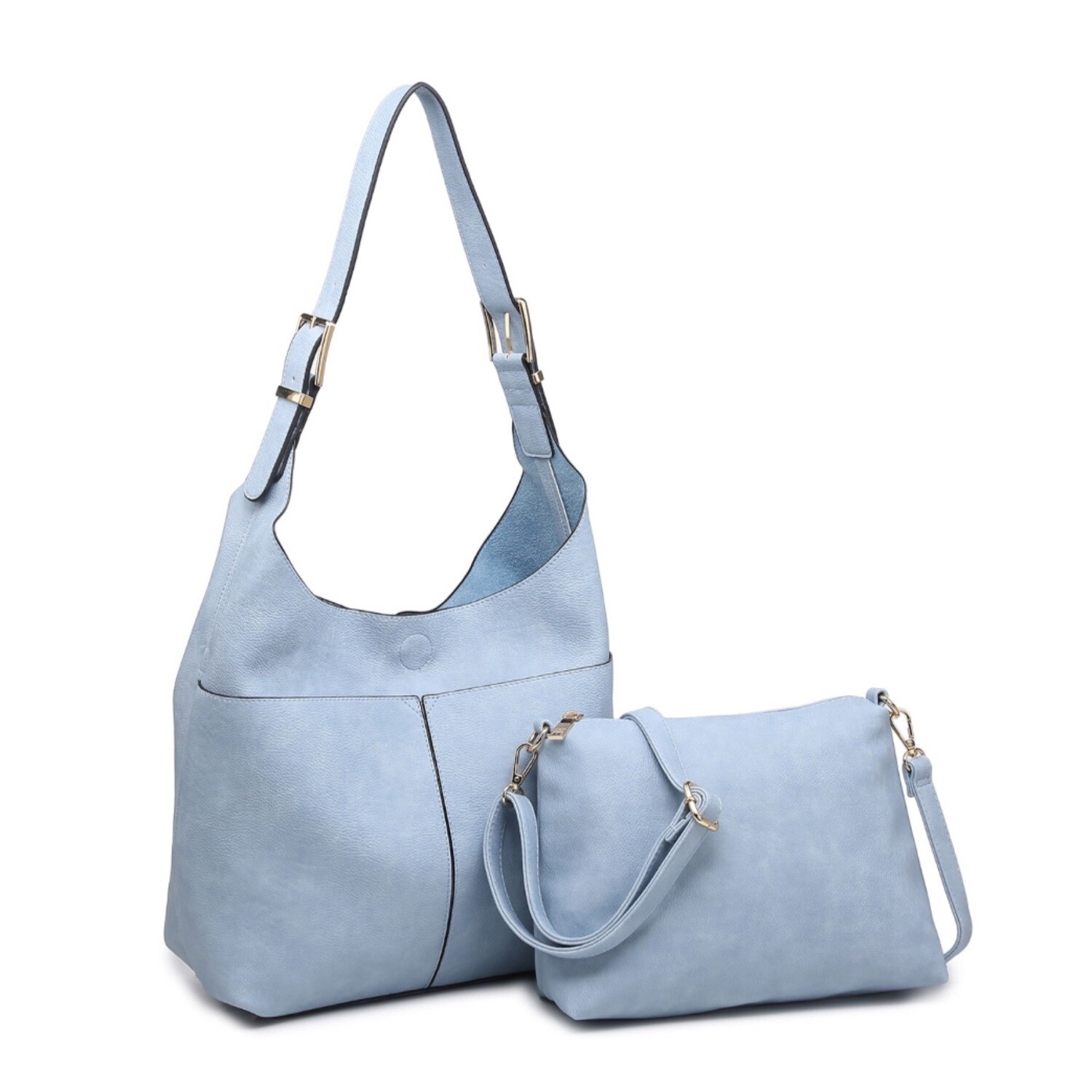 Ida-Hobo Bag in Cerulean 2 Piece