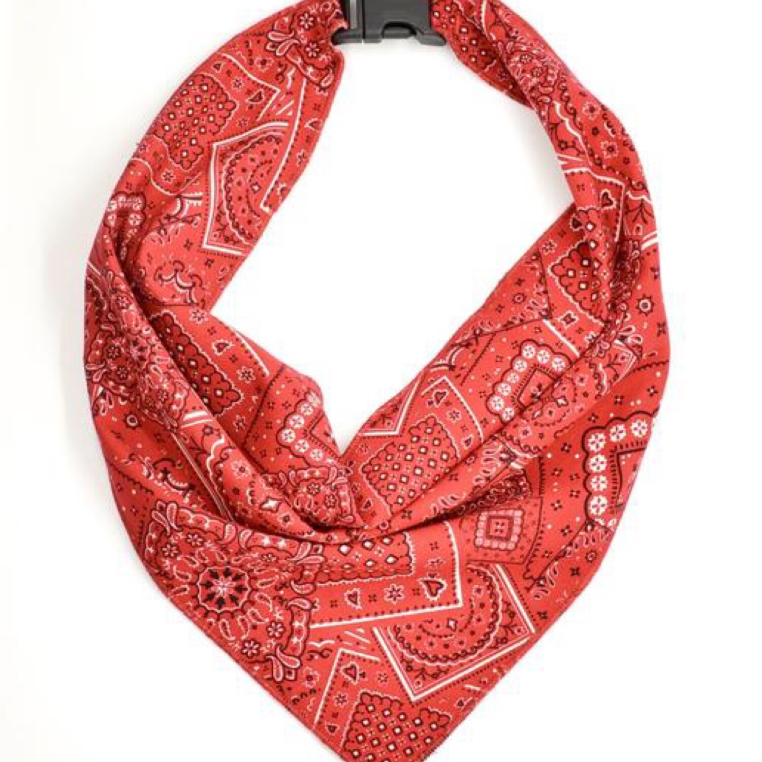 Red Bandana Scarf Collar