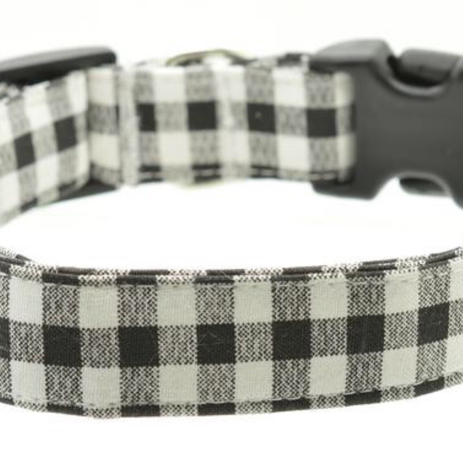 Black Gingham Collar