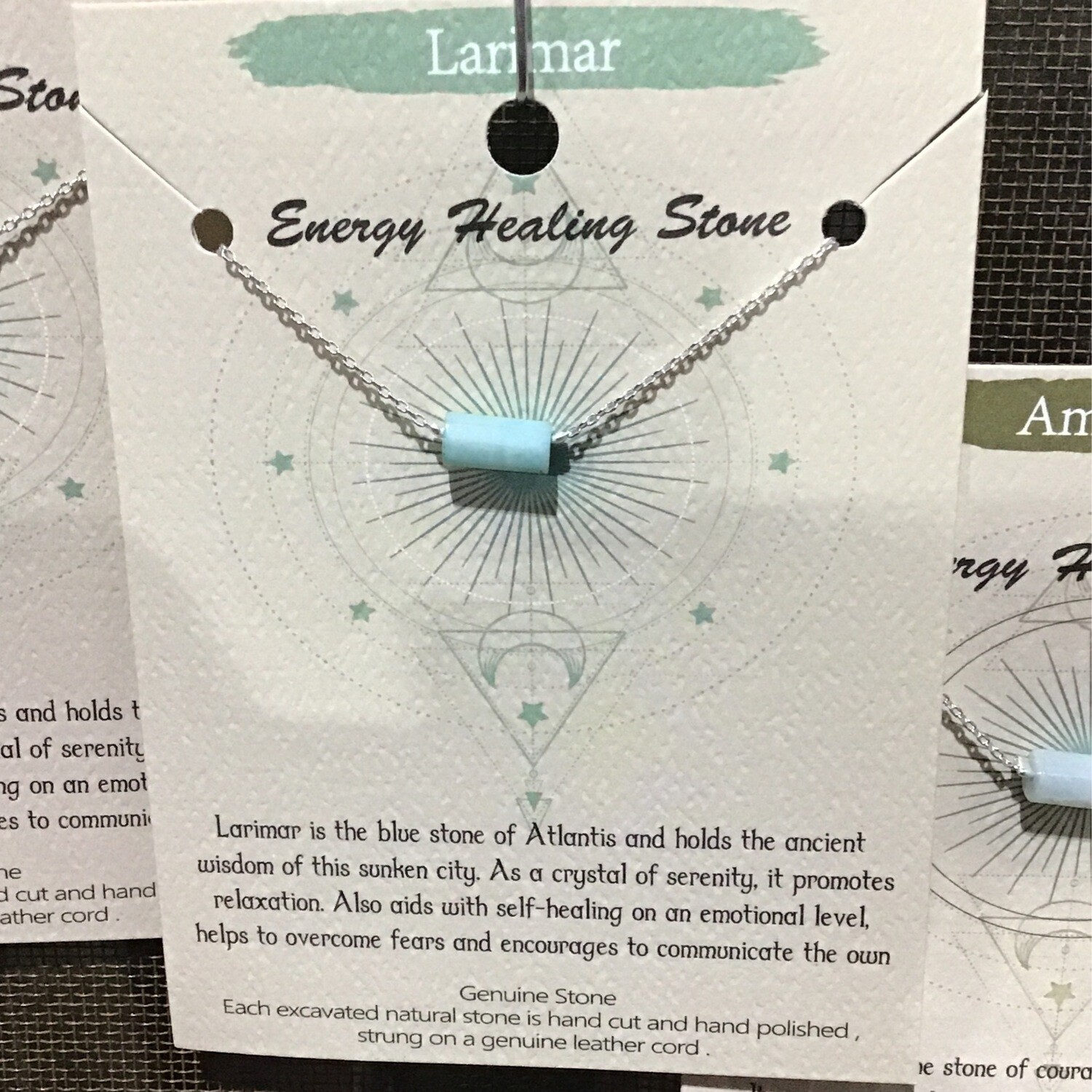 Larimar Silver Necklace