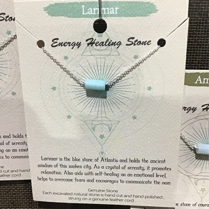 Larimar Silver Necklace