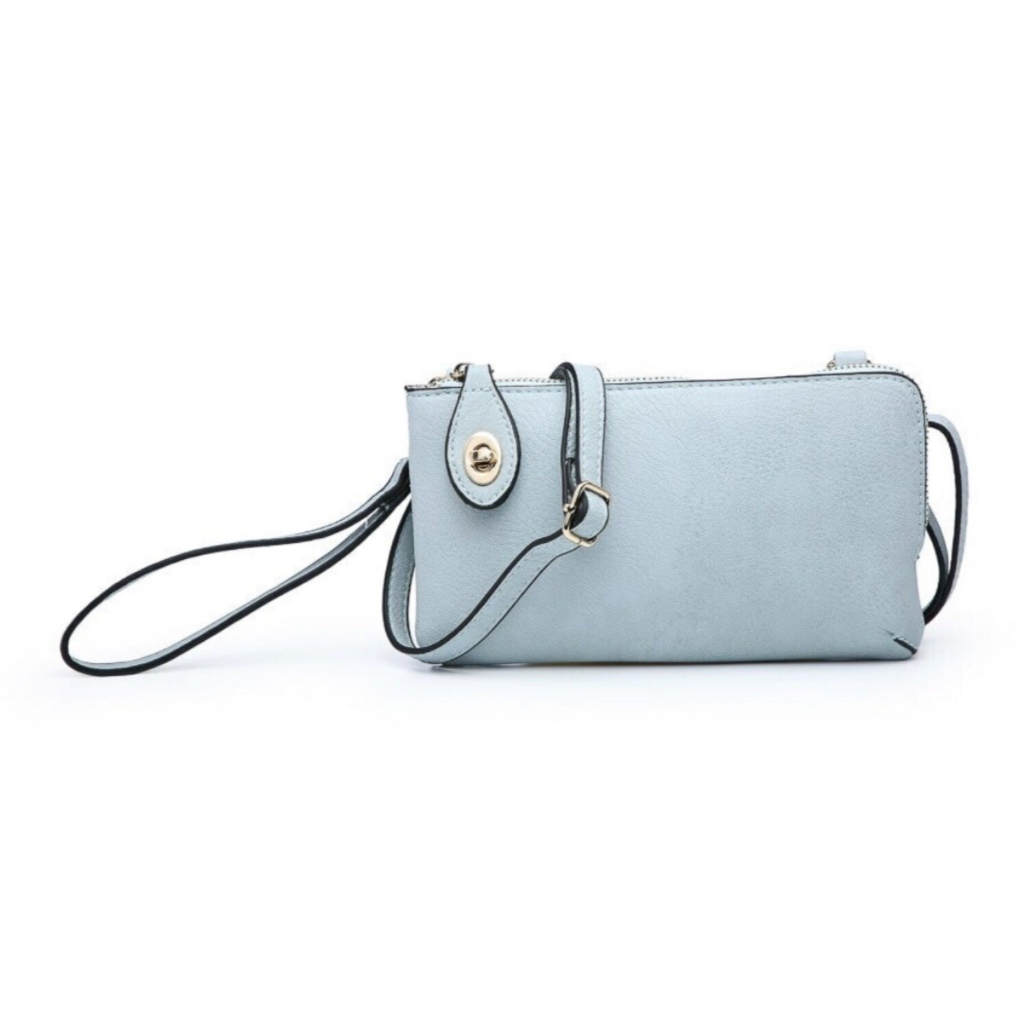 Kendall Clutch in Powder Blue
