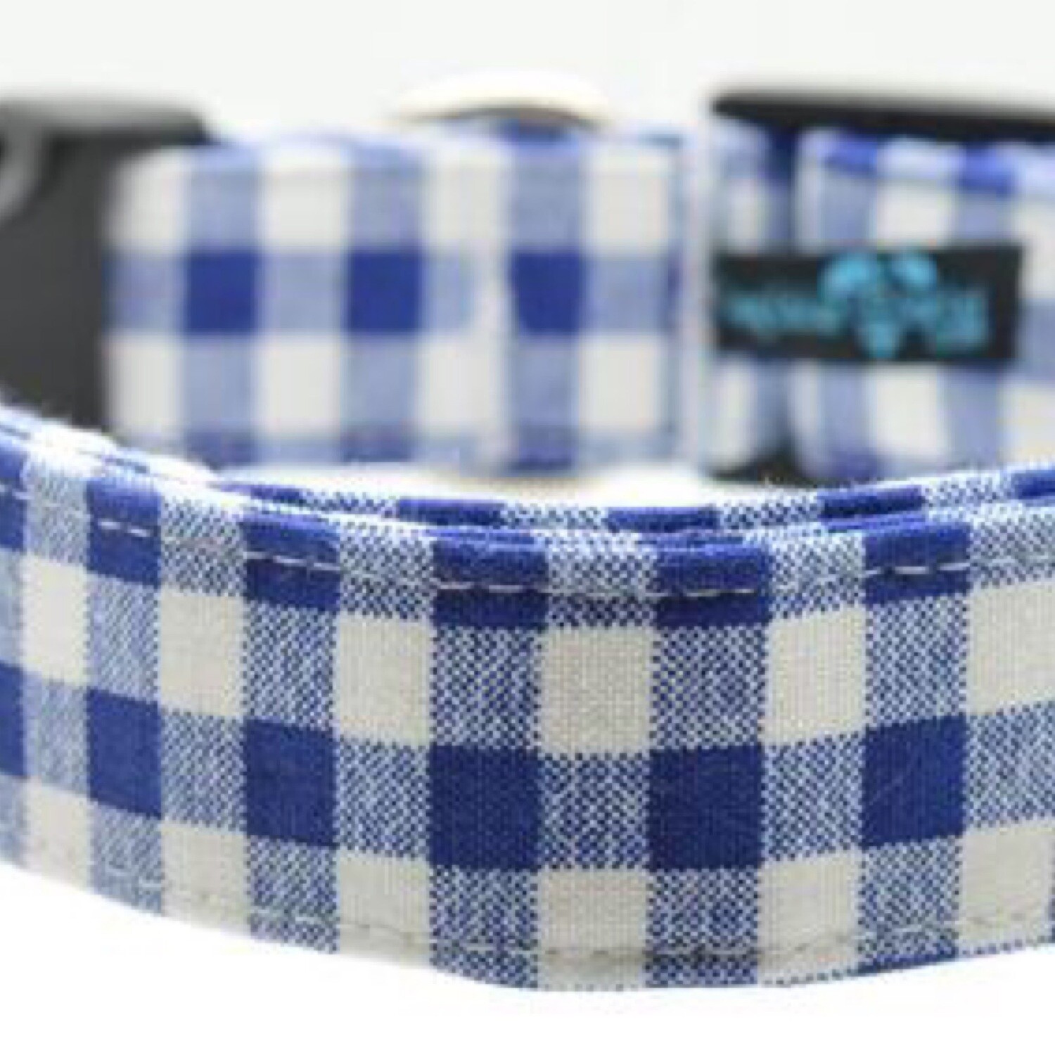 Blue Gingham Collar