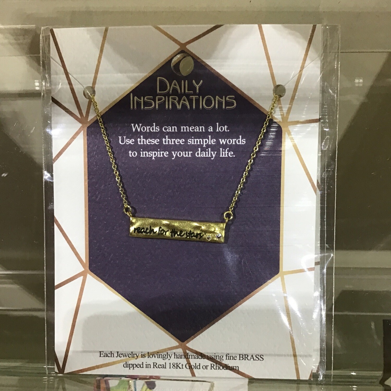 Reach For The Stars Gold Necklace
