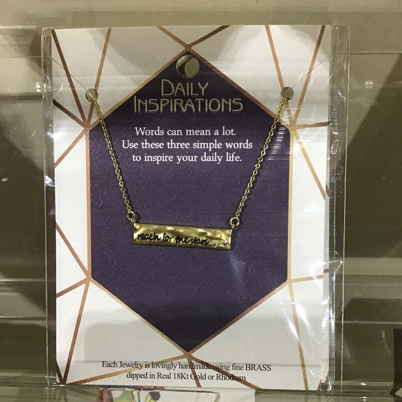 Reach For The Stars Gold Necklace