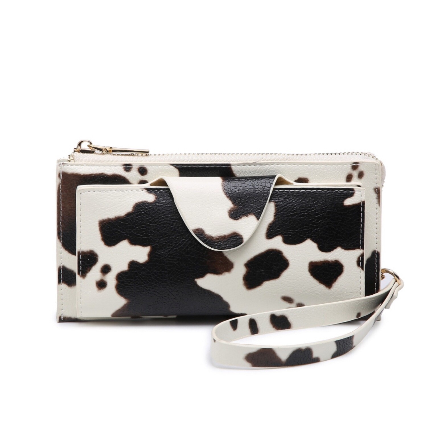 RFID Kyla Wallet in Cow-White